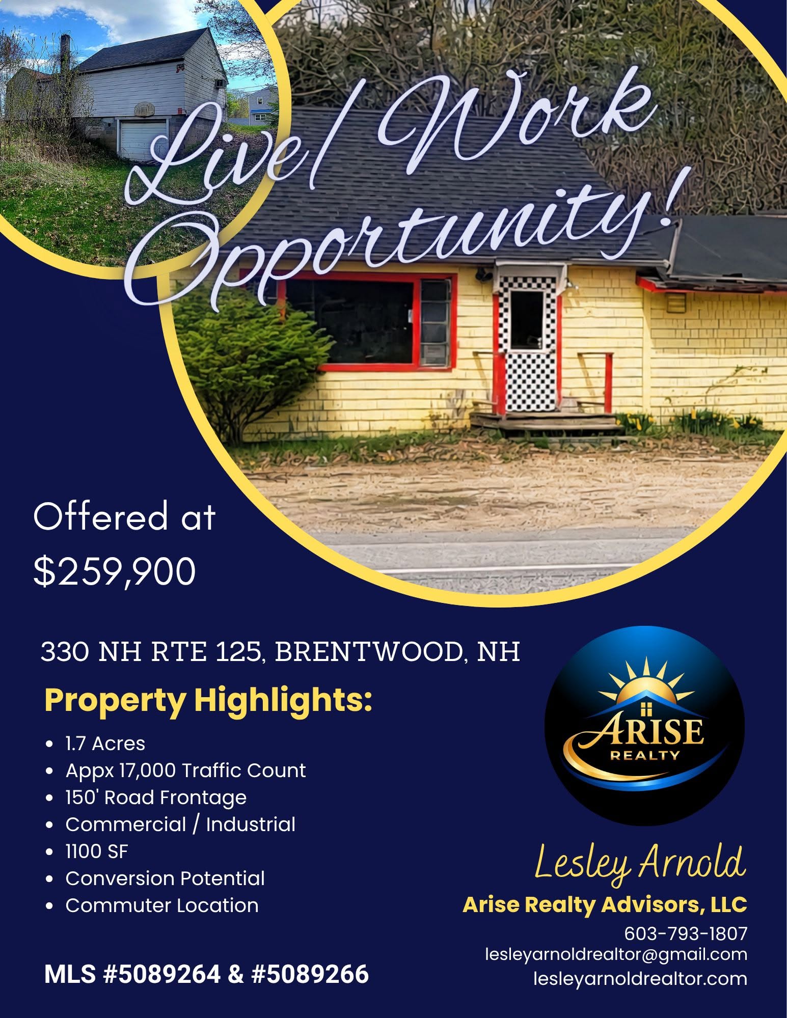 Brentwood NH Commercial For Sale RT 125